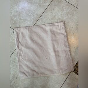 Linen blend Heart & Hand blush pillow case